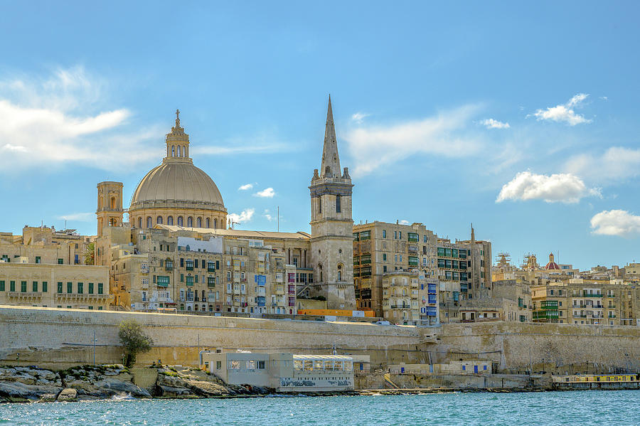 Valletta City Seafront Photograph by Roy Pedersen