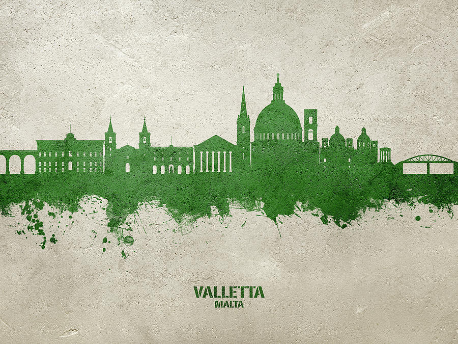 Valletta Malta Skyline #34 Digital Art by Michael Tompsett