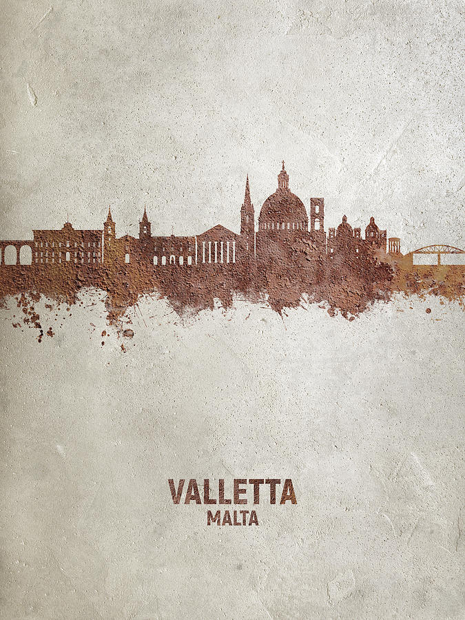 Valletta Malta Skyline #60 Digital Art by Michael Tompsett