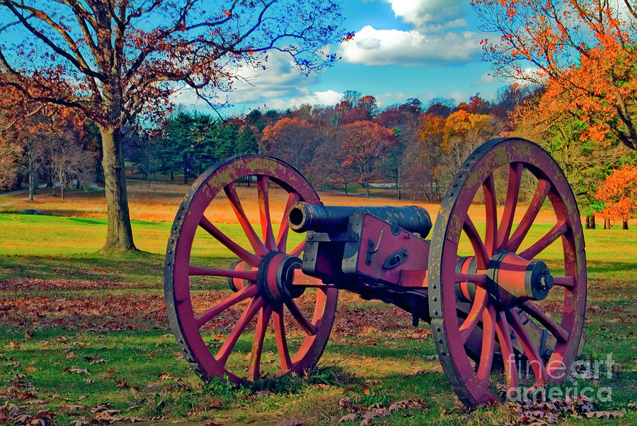Valley Forge Cannon At The Artilery Park Photograph