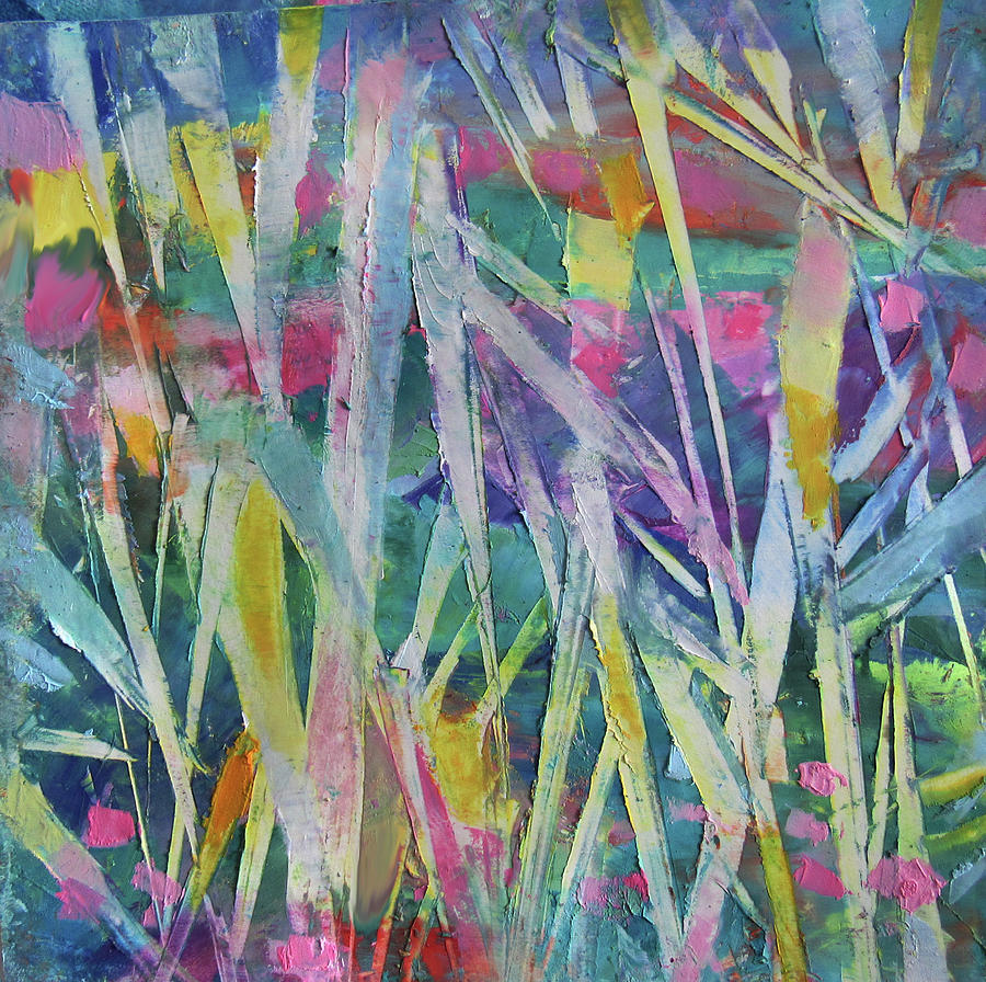 Valley Grasses 43020 Painting by Jean Batzell Fitzgerald