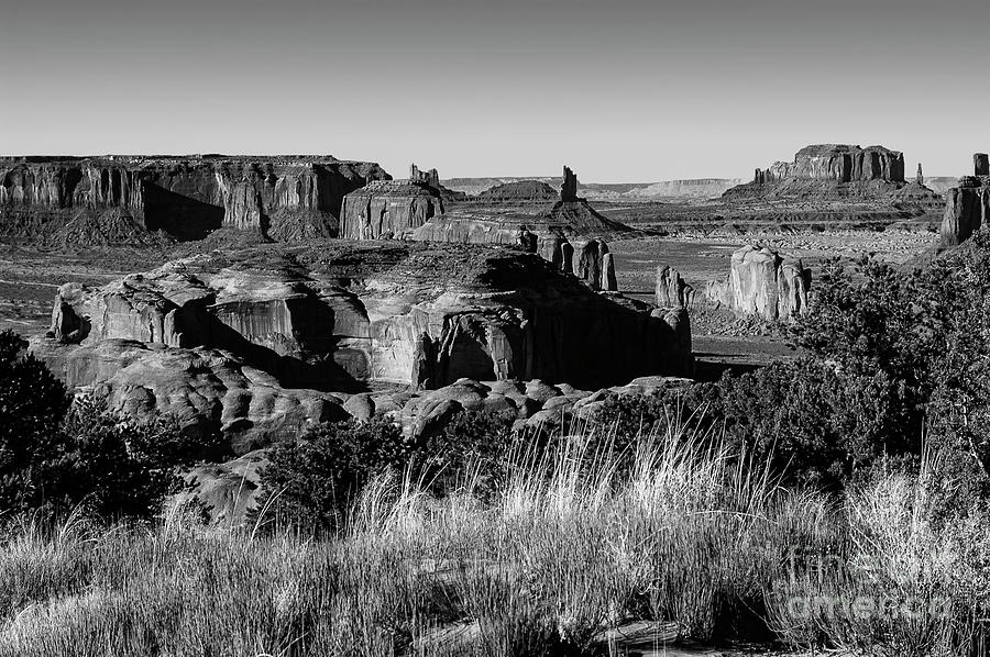 Valley Monument from Hunts Mesa 2 Photograph by Bob Phillips