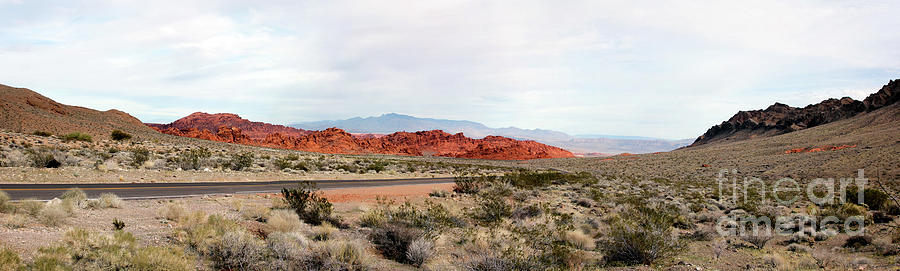 Valley of Fire approach Nevada Photograph by Pete Klinger