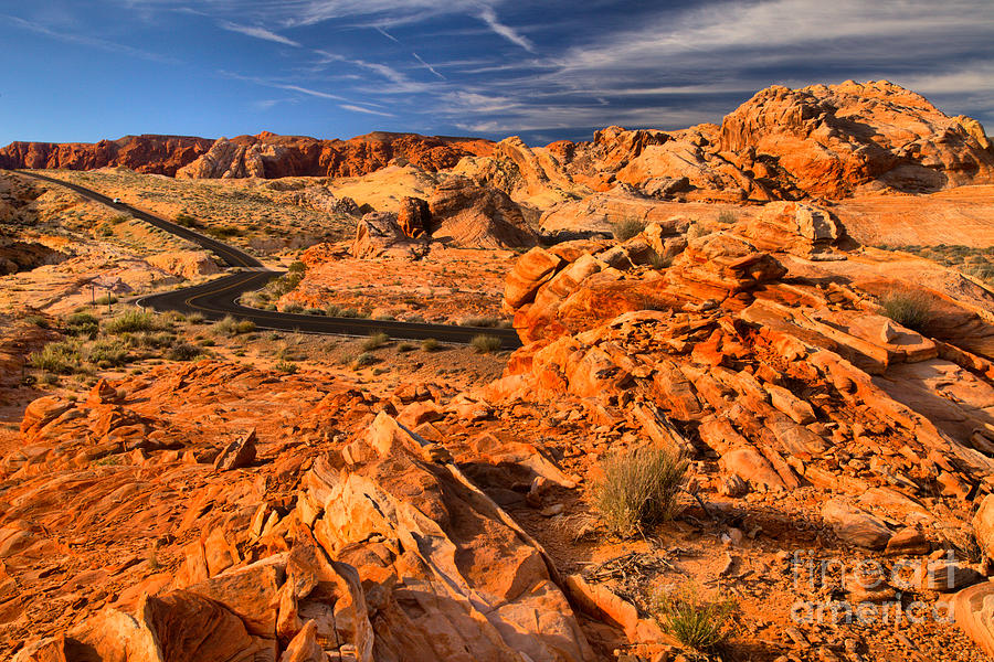 Valley Of Fire Fins And Formations Photograph by Adam Jewell