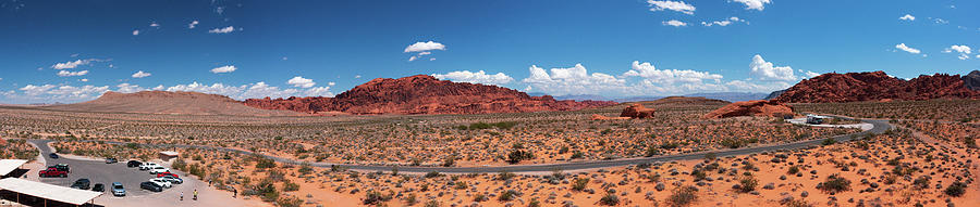 Valley of Fire From Atlatl Rock Photograph by Kristia Adams