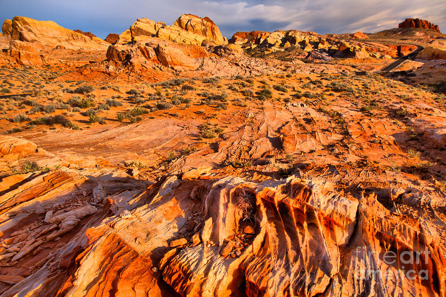 Valley Of Fire Pastel Landscape Photograph by Adam Jewell