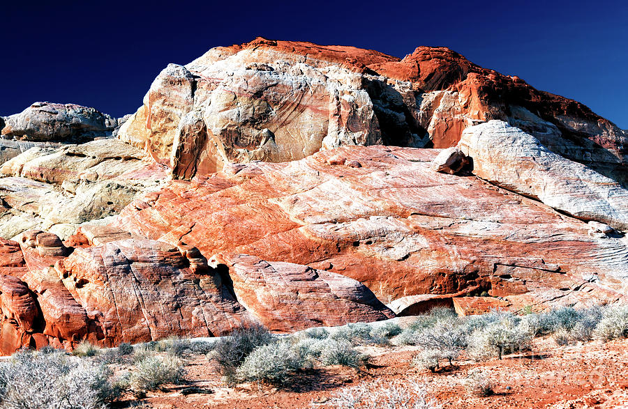 Valley of Fire Rock Colors in Nevada Photograph by John Rizzuto