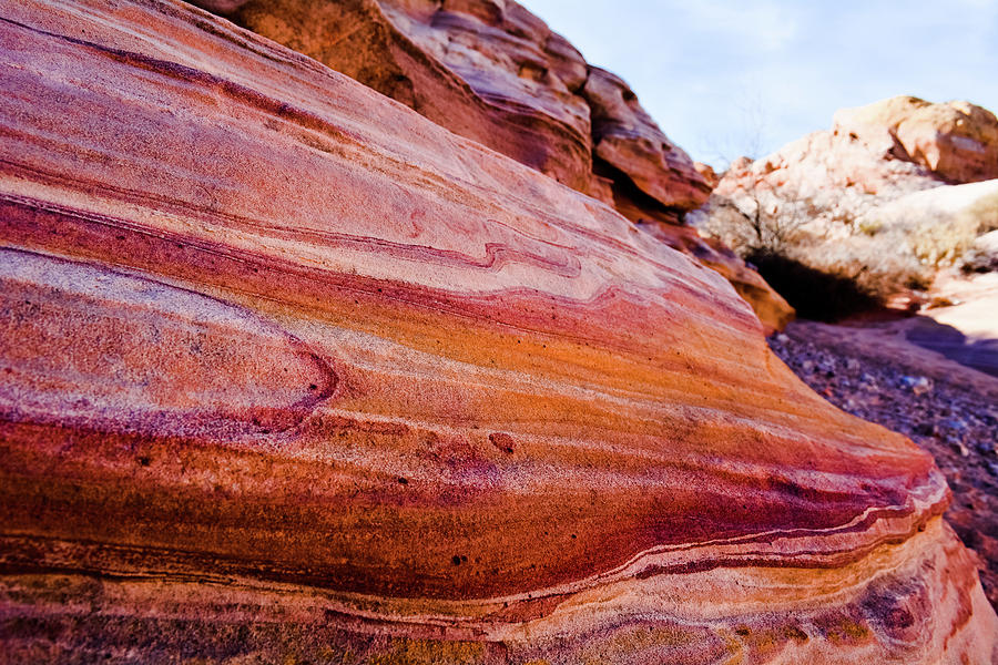 Valley of Fire Sandstone Canyon Photograph by Kyle Hanson