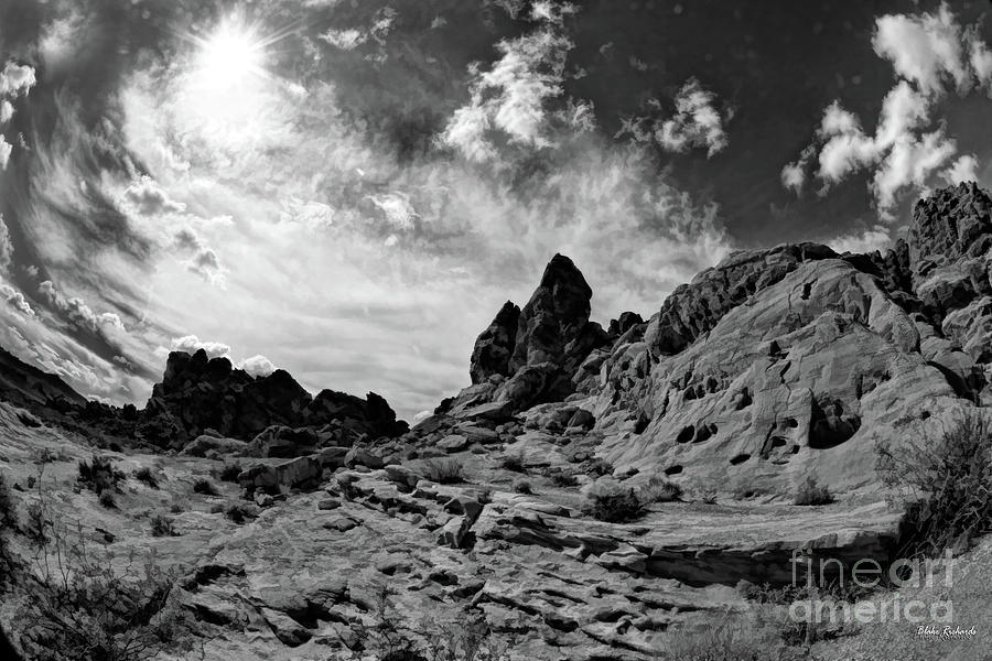 Valley Of Fire Spectacul Black And White Photograph by Blake Richards