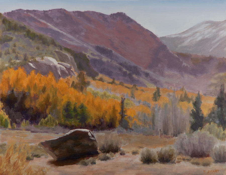 Fall Painting - Valley of Gold by Todd Swart