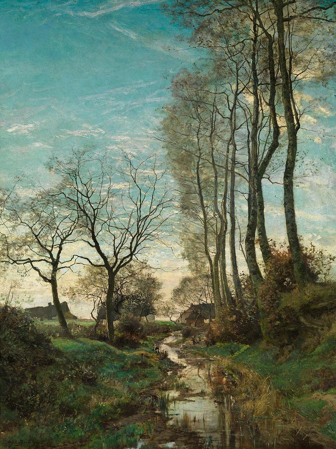 Valley Of Josaphat In Schaerbeek Painting by Mountain Dreams