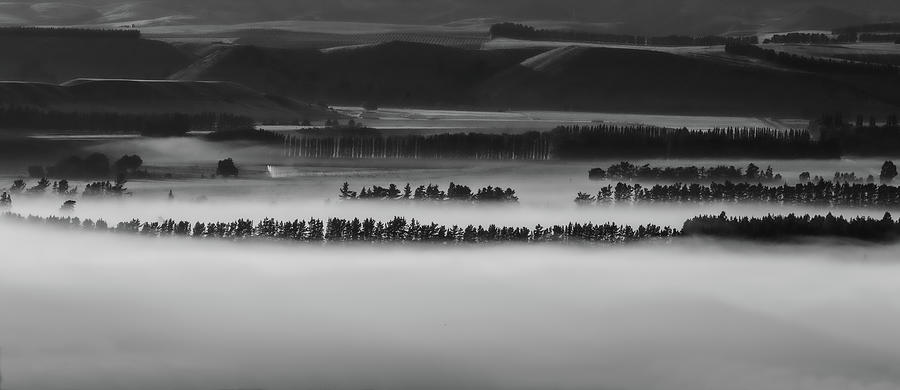 Valley of mist Photograph by Leigh Henningham