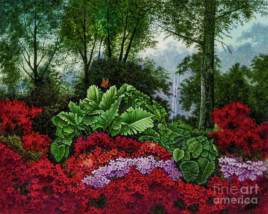 Valley of the Flowers Painting by Michael Frank