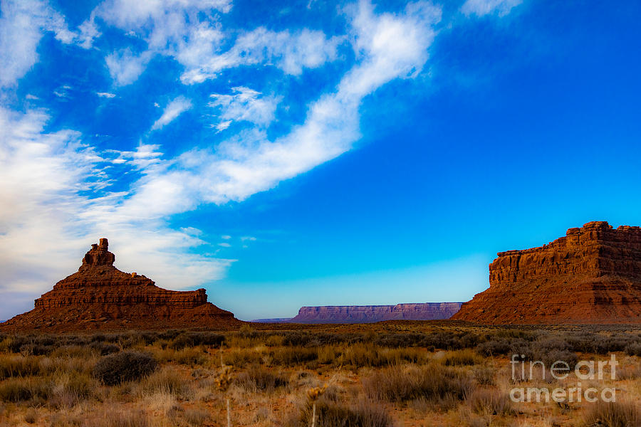 Valley of the Gods near Mexican Hat, Utah Photograph by JD Smith