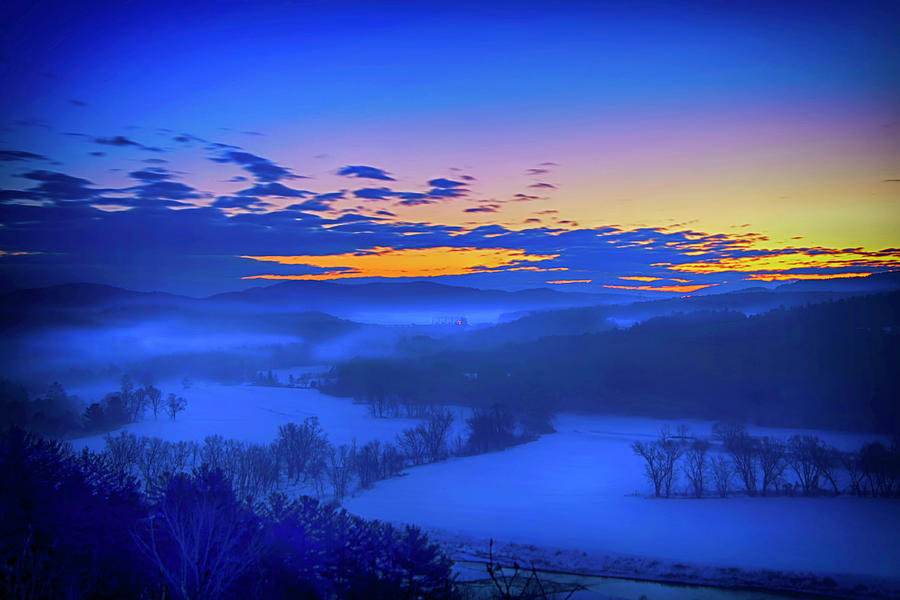 Valley Sunrise - Barnet, Vermont Photograph by Joann Vitali