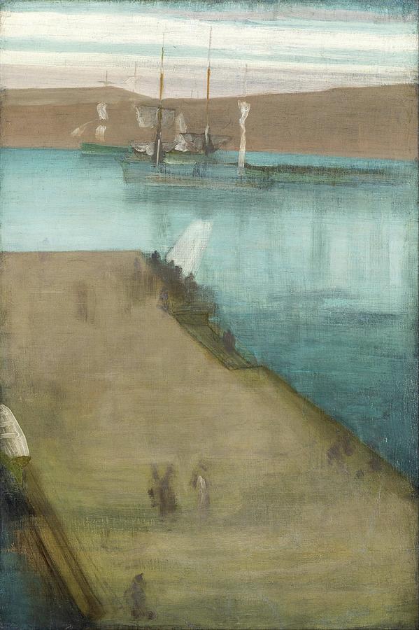 James Mcneill Whistler Painting - Valparaiso Harbor by James McNeill Whistler