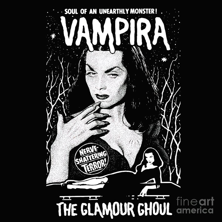 Vampira Painting by Miller Adams | Pixels