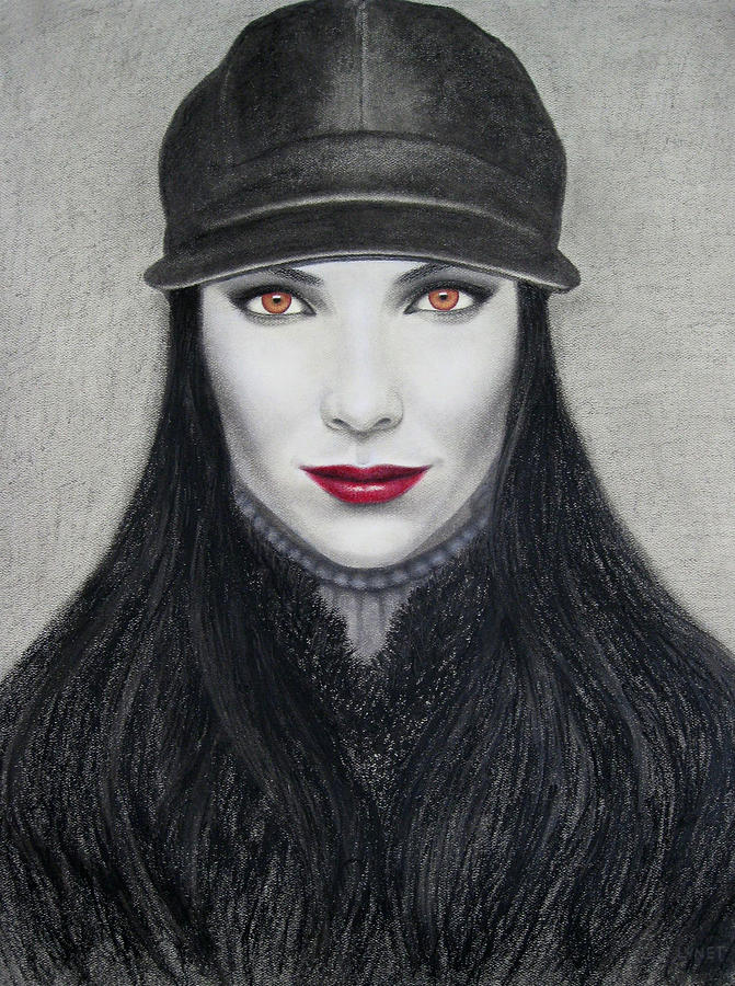 Vampire Painting by Lynet McDonald