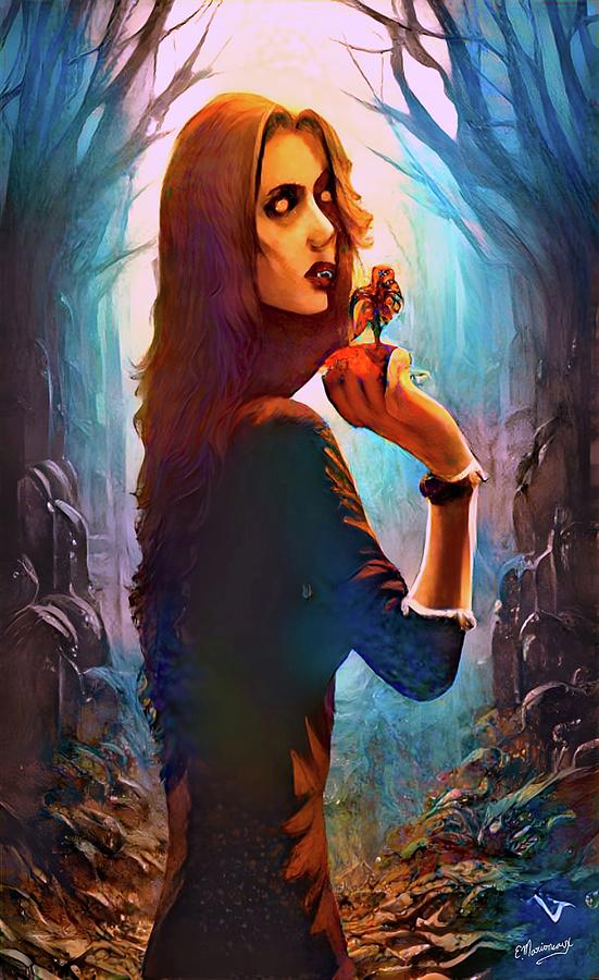 Vampire Verona Painting by Eric Marioneaux | Pixels