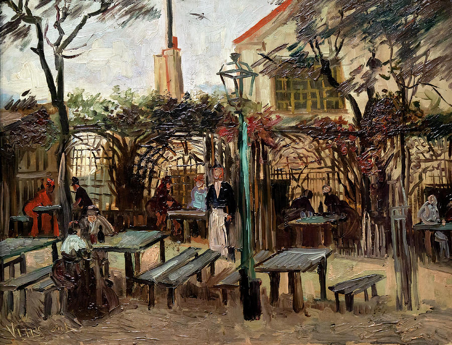Van Gogh Cafe Montmartre Photograph by Weston Westmoreland
