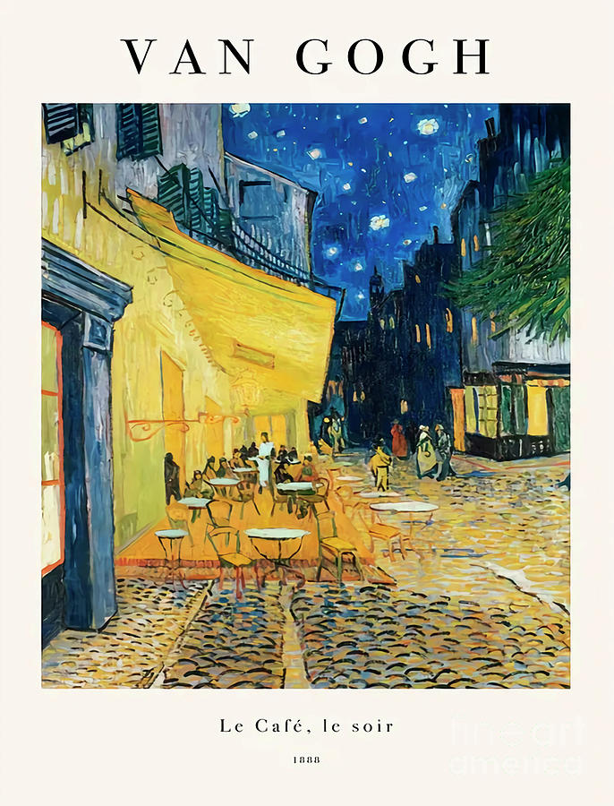 Van Gogh - Cafe Terrace at Night Digital Art by Dale Sweet | Fine Art ...