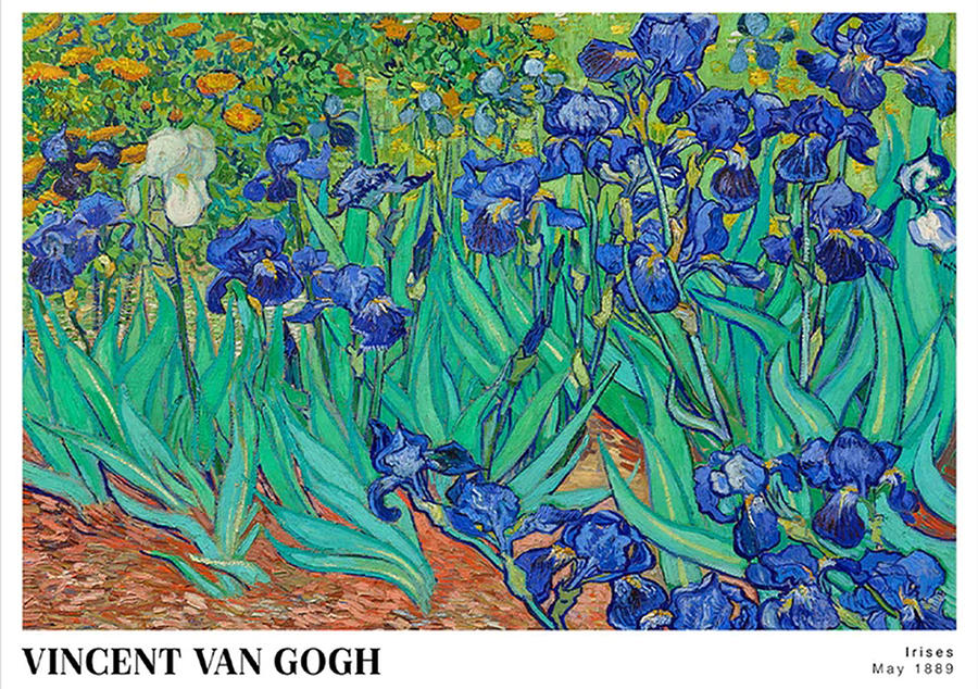 Van Gogh Irises 1889 Digital Art by Shellysh STORE - Fine Art America