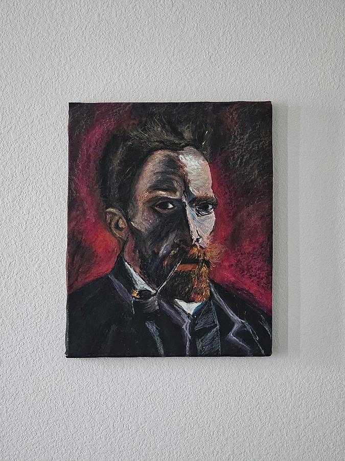 Van Gogh self portrait Painting by Vincent Yu