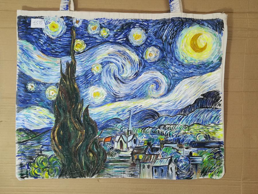 Van Gogh starry night Painting by Selma Yuksel - Fine Art America