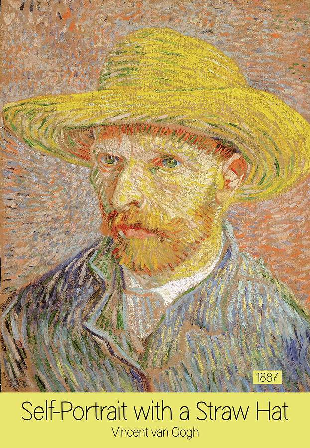Van Gogh - The Straw Hat Mixed Media by Bob Pardue