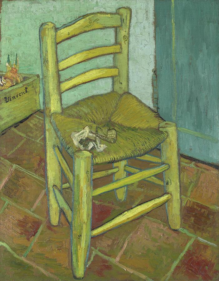 Vincent Van Gogh Painting - Van Goghs Chair #4 by Vincent van Gogh