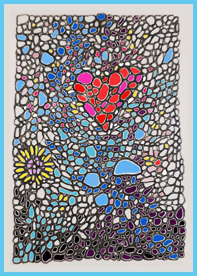  van Goghs Heart and Flower Mixed Media by Marc and Hartmut Jager