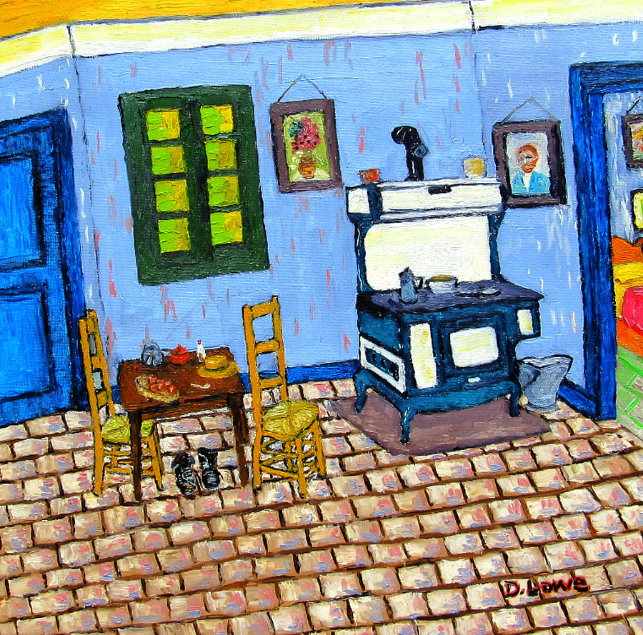 Van Goghs Kitchen Painting by Danny Lowe
