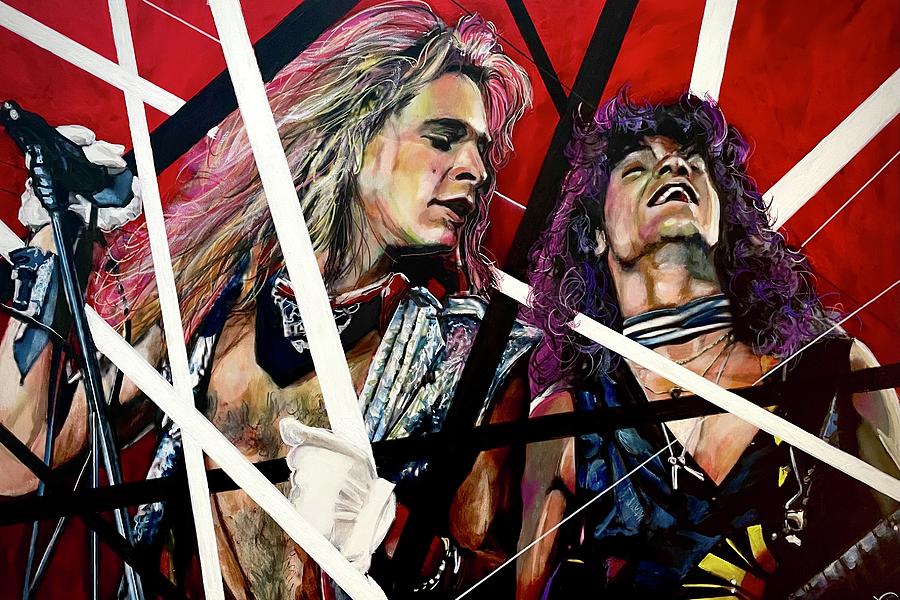 Van Halen Painting by Joel Tesch