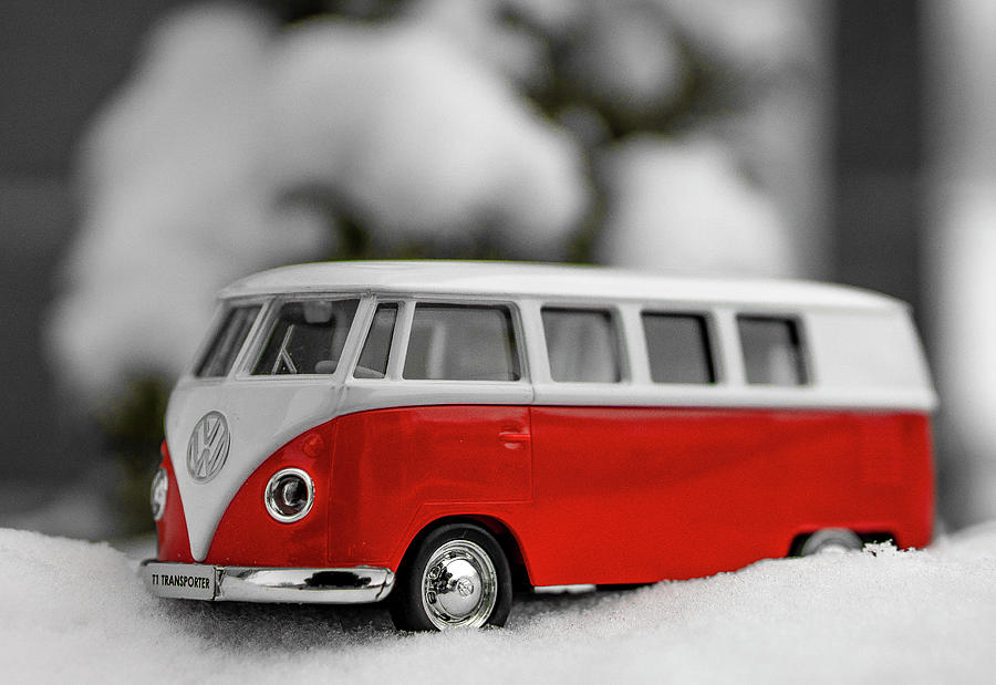 Van Photograph - Van in Snow by Jeremy Rickman