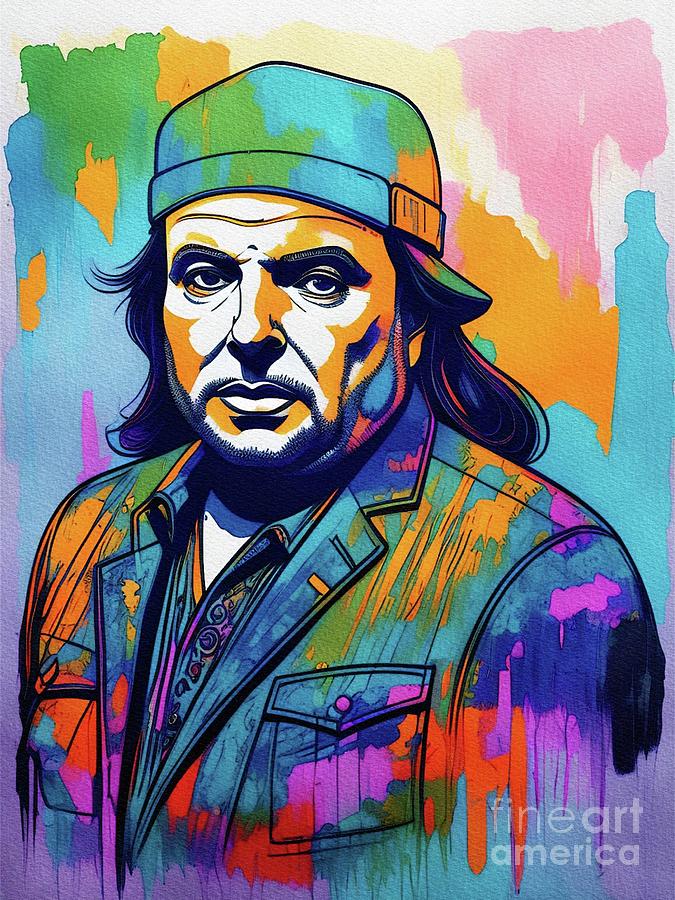 Music Painting - Van Morrison, Music Star by Esoterica Art Agency