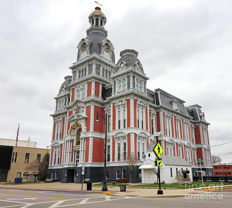 Van Wert County Courthouse Van Wert Ohio 3632 Photograph by Jack ...