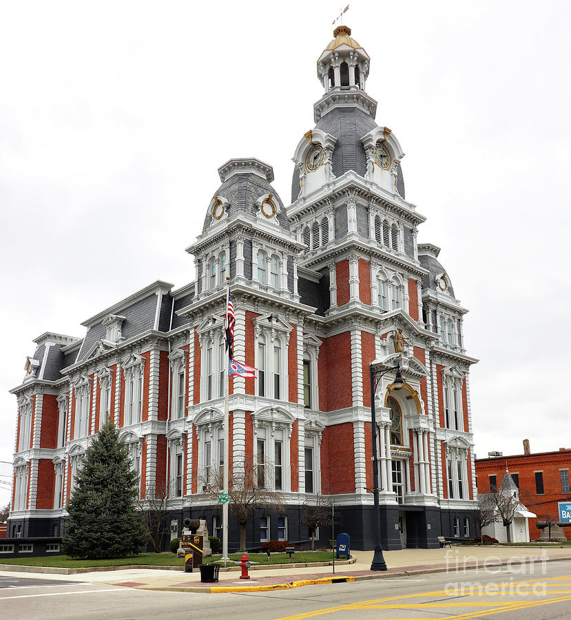 Van Wert County Courthouse Van Wert Ohio 3645 Photograph by Jack Schultz