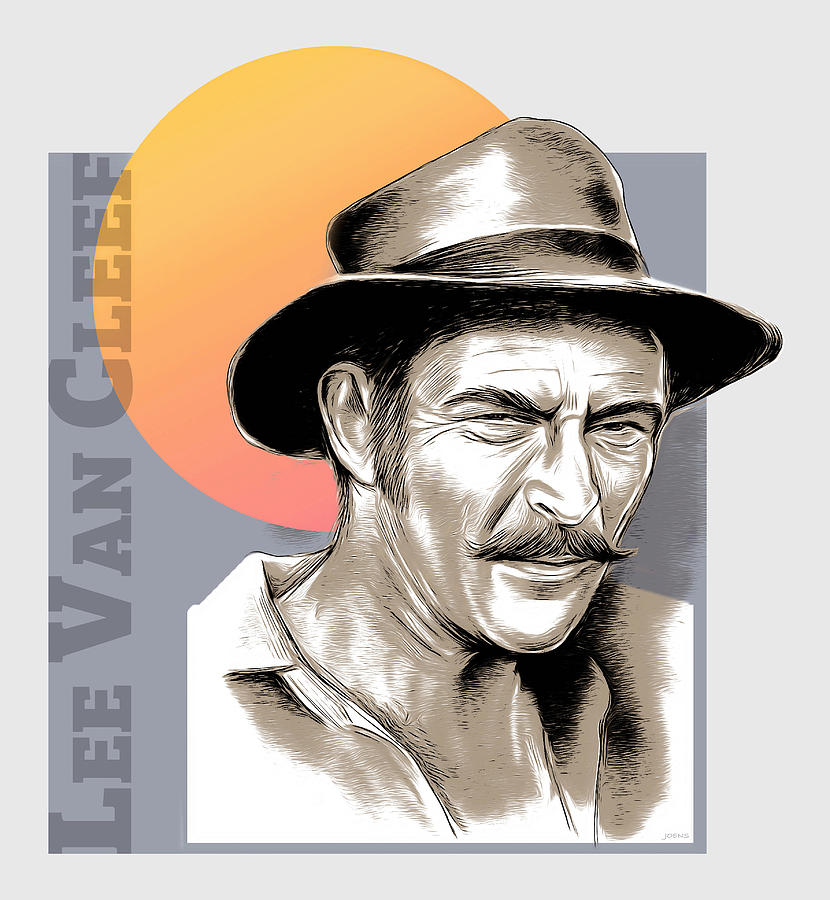 Lee Van Cleef Mixed Media - VanCleef - Mixed Media by Greg Joens Lee Van Cleef Mixed Media - VanCleef - Mixed Media by Greg Joens