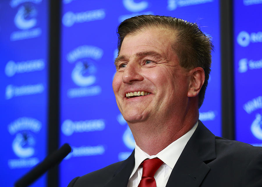 Vancouver Canucks announce Jim Benning as General Manager Photograph by Jeff Vinnick