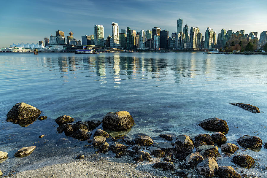 Vancouver city from Stanley Park Photograph by Pierre Leclerc Photography