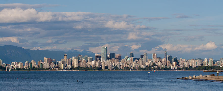 Vancouver Downtown Skyline Photograph by Beauty lies in the Eyes of the Beholder