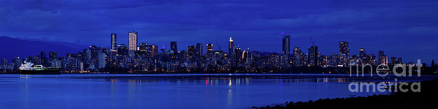 Vancouver Downtown West End At Dusk 2021 Photograph by Terry Elniski