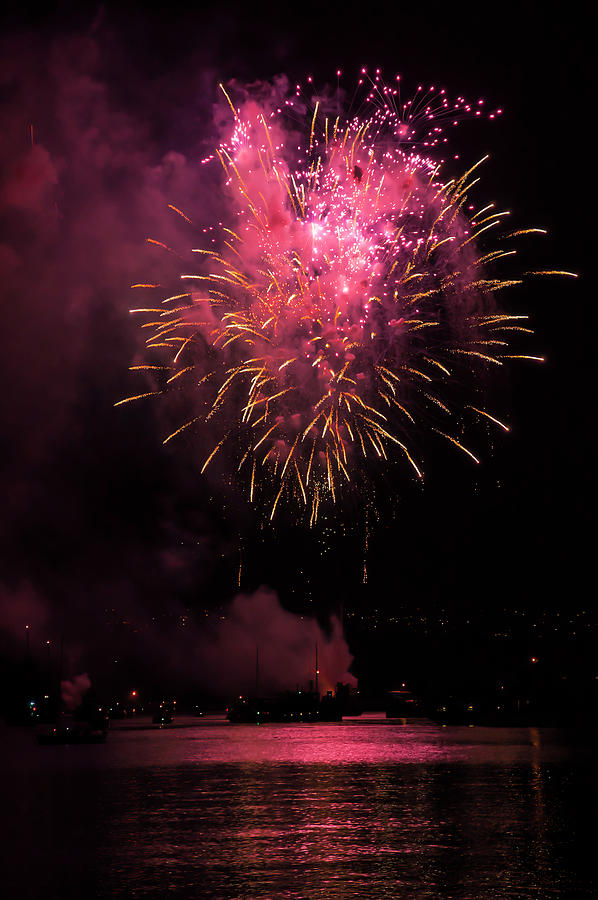 Vancouver Fireworks Competition Relief by Ginger Stein