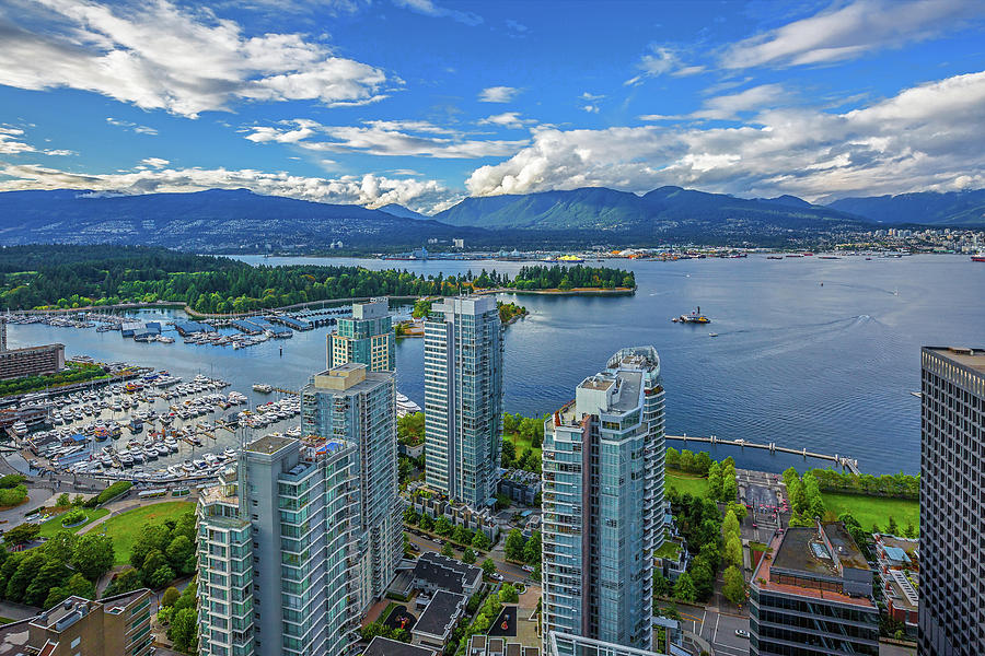 Vancouver Harbor  Photograph by Alex Lyubar