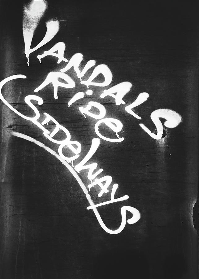 Vandals Ride Sideways Photograph by Bob Orsillo