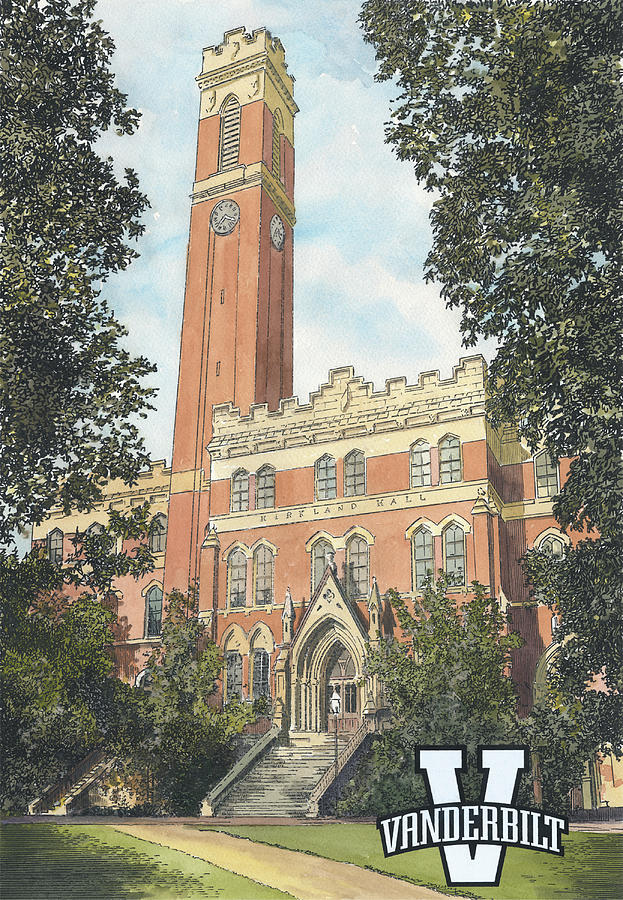 Vanderbilt University Painting by John Stoeckley - Pixels