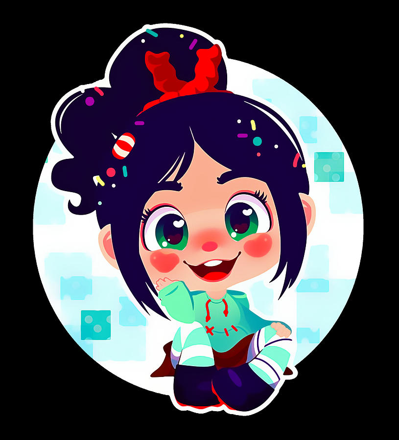 Vanellope Von Schweetz Digital Art by Michael Y Garner