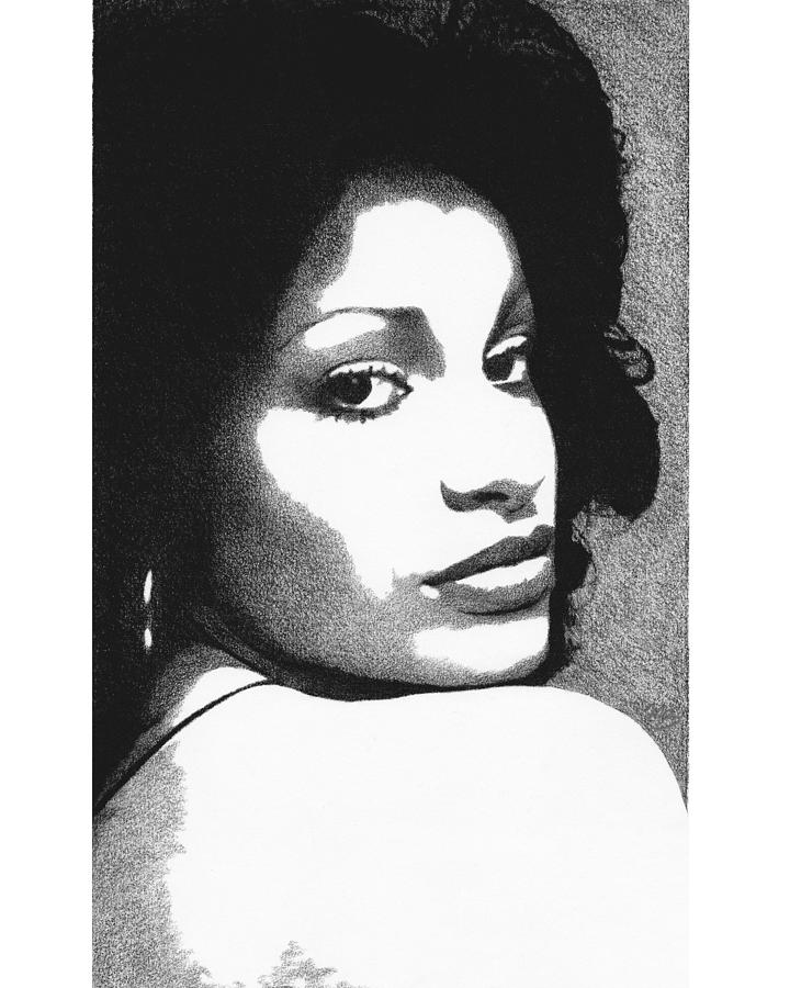 Vanessa Del Rio 3 Drawing By Mark Baranowski Fine Art America 8277