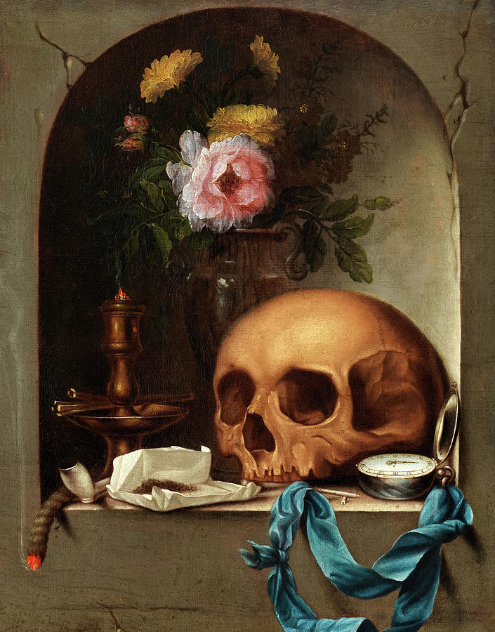 Vanitas Still Life Painting by Hendrik Andriessen - Fine Art America