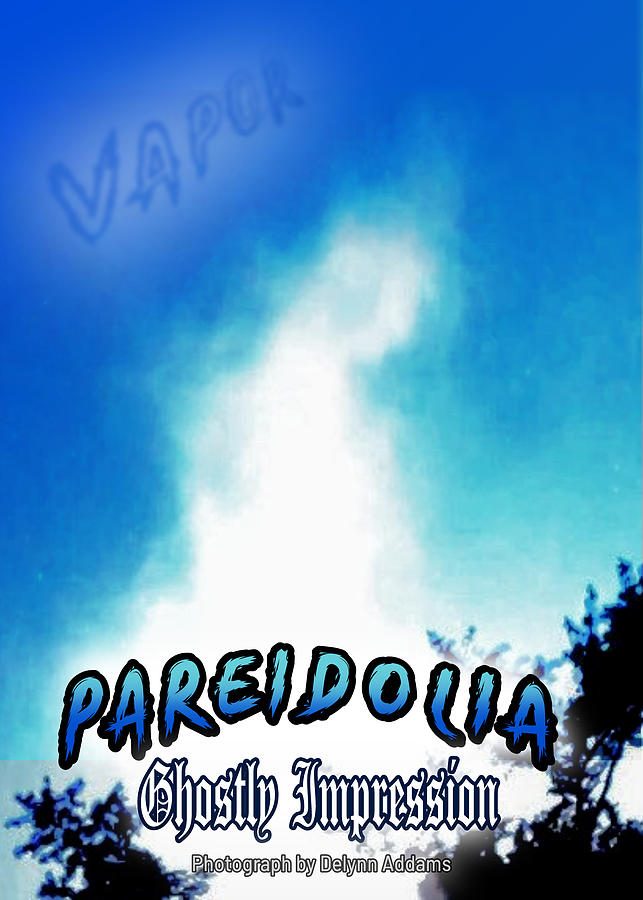 Vapor a Pareidolia Ghost Impression Photograph by Delynn Addams